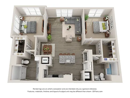 Floor plan B3