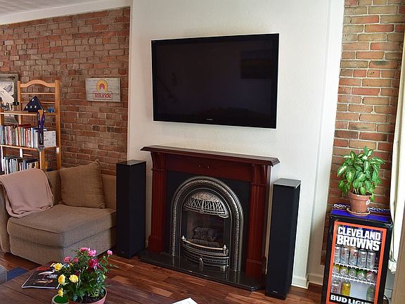Working gas fireplace