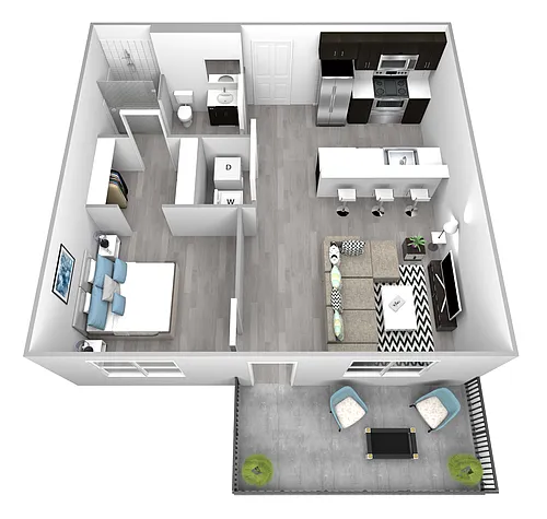 Floor plan Zigzag