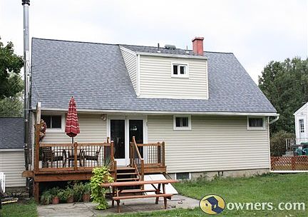 BACK OF HOUSE WITH DECK