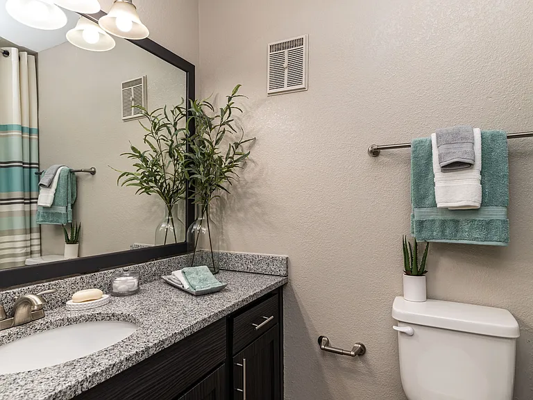 Bright bathroom