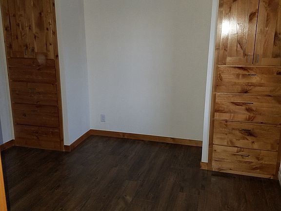 Bedroom with built ins