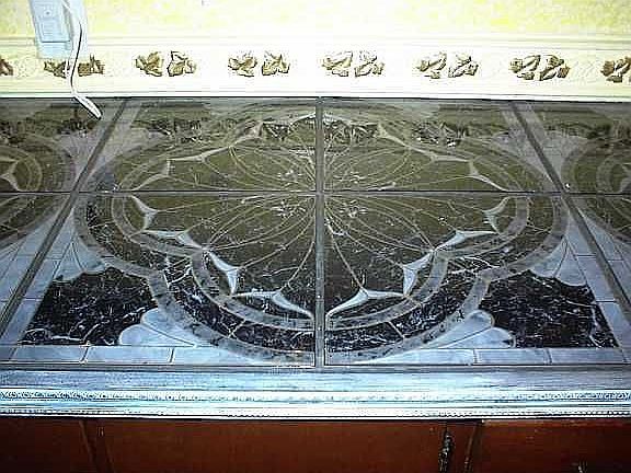 New kitchen, detail of countertop