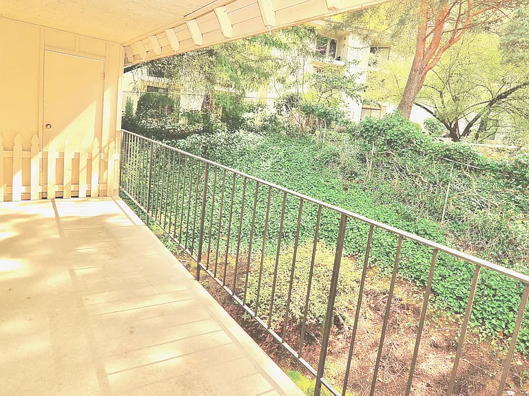 Private Balcony with Additional Storage off Dining Room