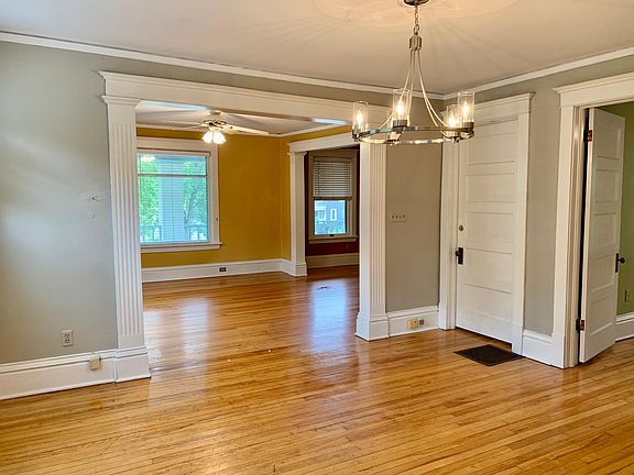 Dining room looking into living room, 2nd entrance into DR