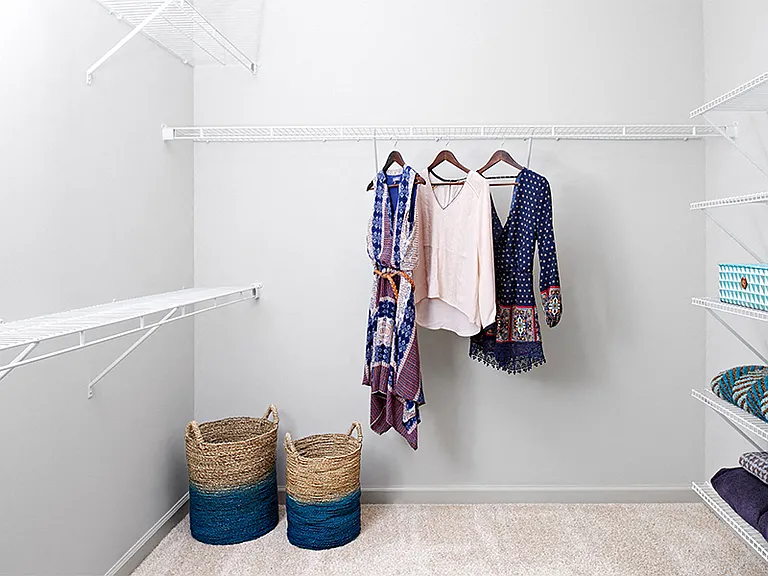 Large walk-in closets