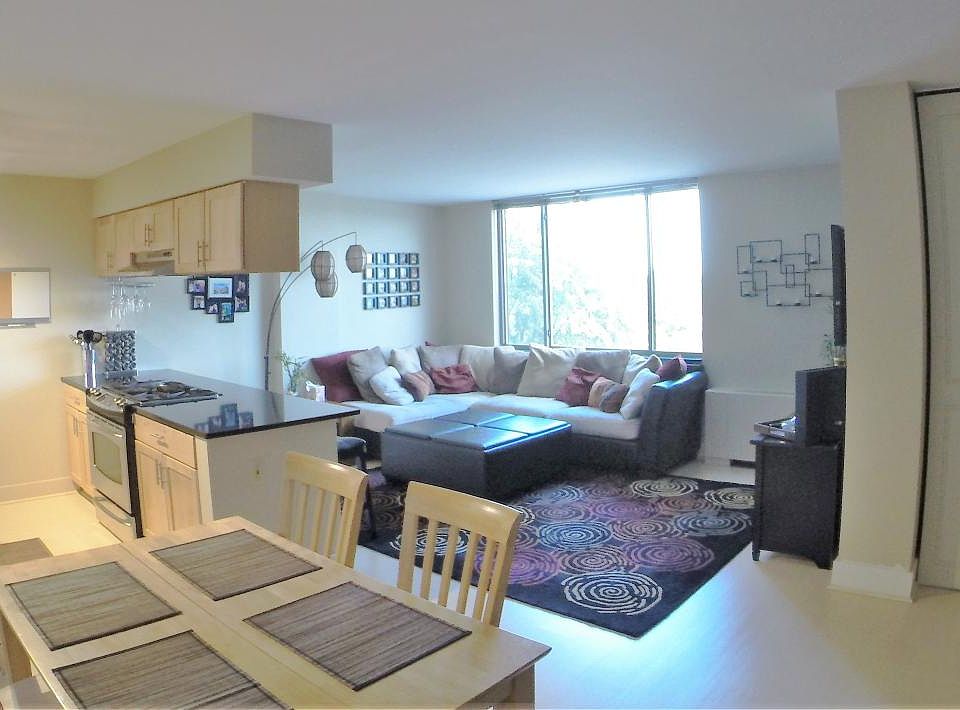 Main living area + kitchen/dining