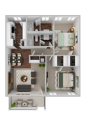 Floor plan B3