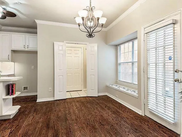 Looking east from Living toward Kitchen, Laundry & Dining. Garage is past Laundry. (Note: Rfgr. Not shown)