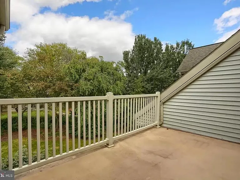 Deck overlooking grounds