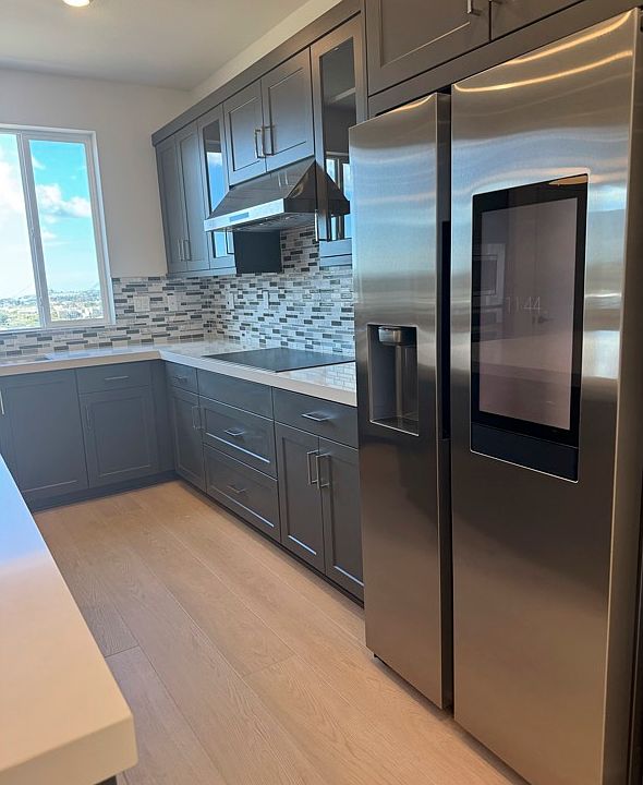 Smart refrigerator and Samsung Induction cooktop