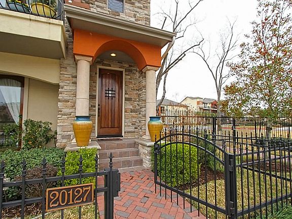 Beautiful landscaped entrance to the front door