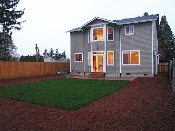 Backyard - Facing House