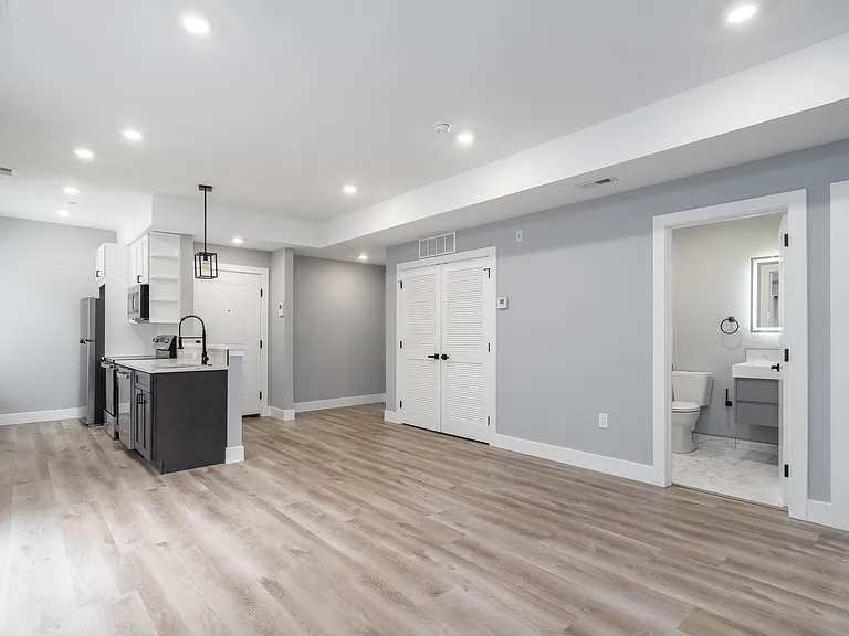 Open concept living/dining