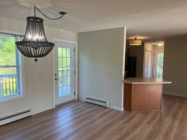 kitchen and dining area