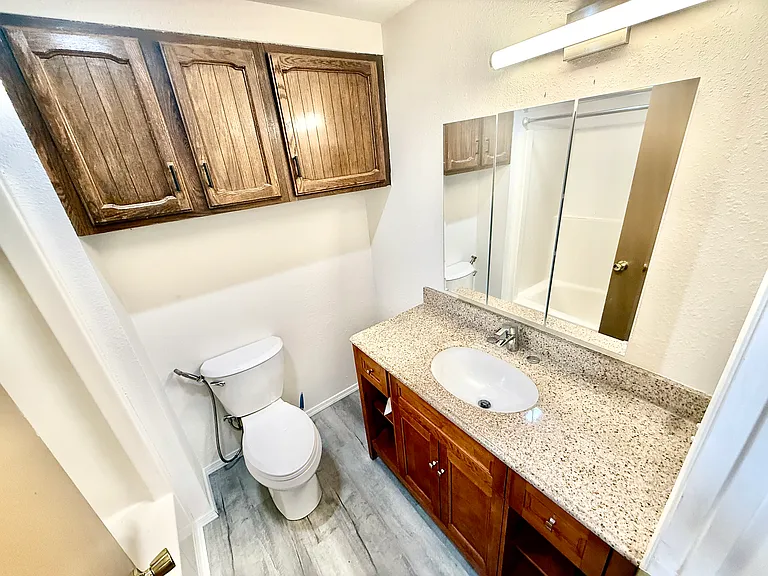 Updated bathroom and bath