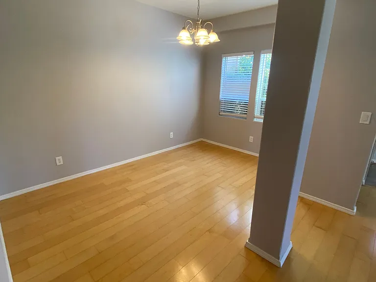 Entry and living room.