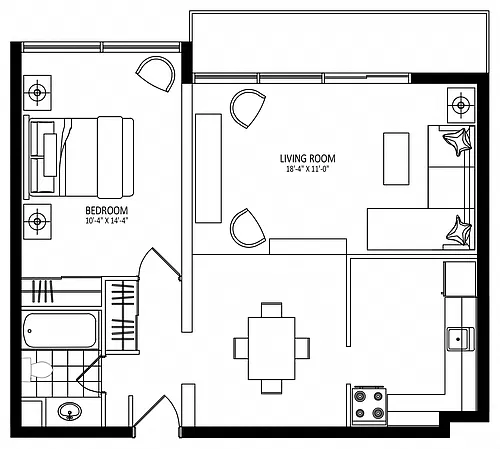 Floor plan The Maple - 2380 Baseline