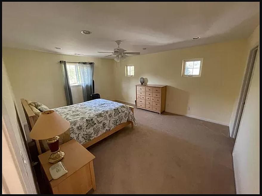 Spacious master bedroom
