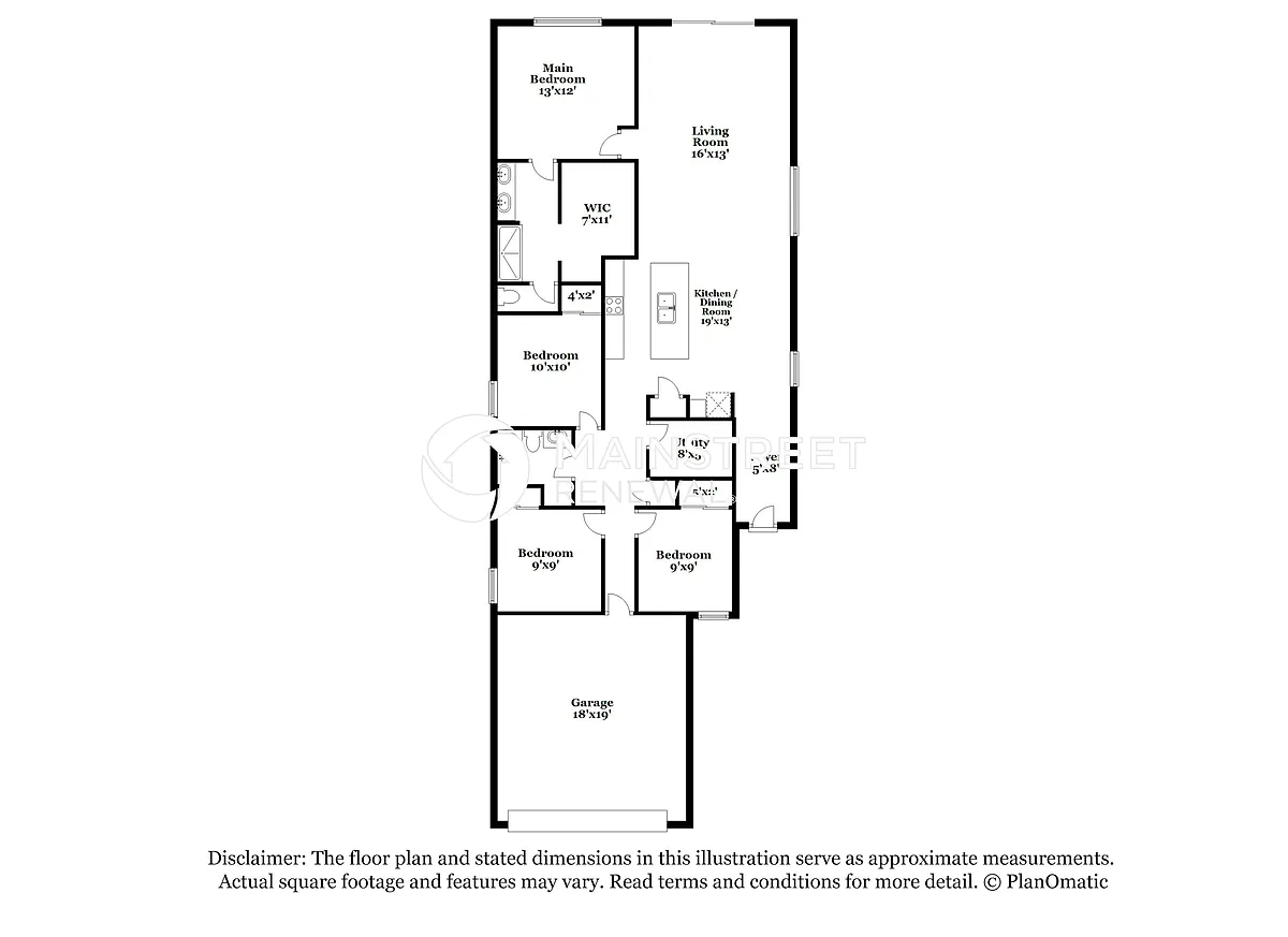 Floor Plan - 3344 Fresno Pl