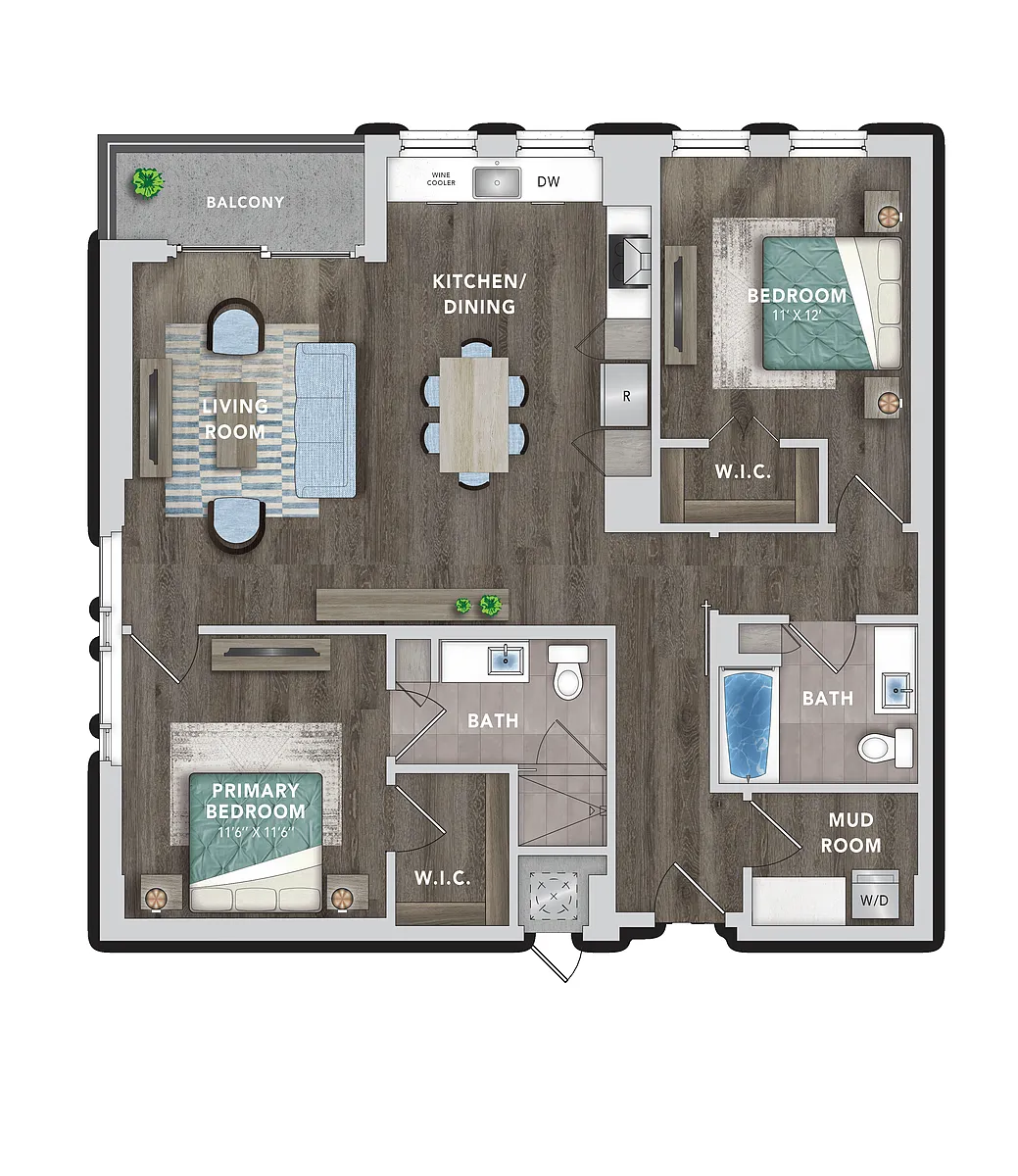 Floor plan B1