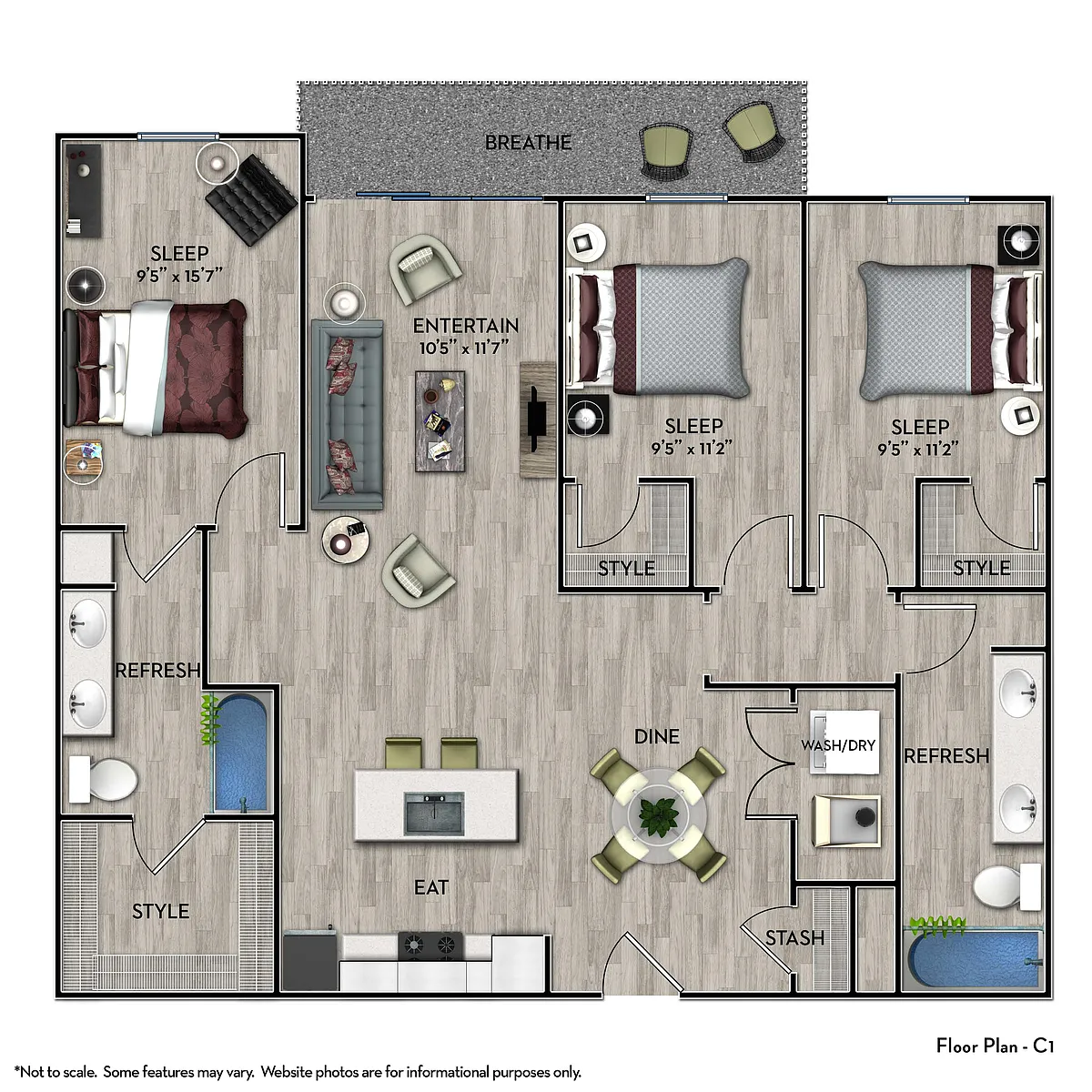 Floor plan C1