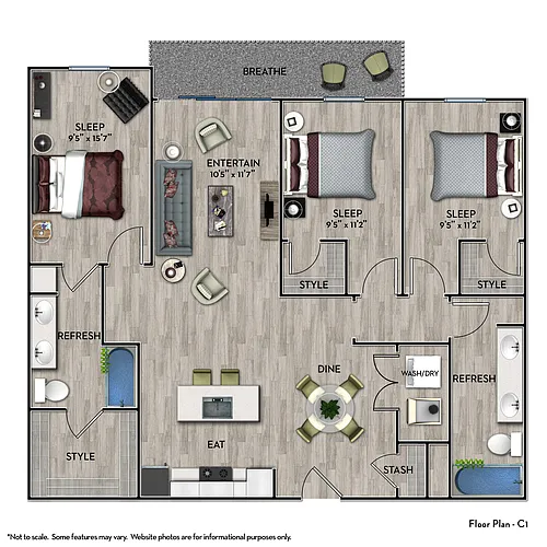 Floor plan C1