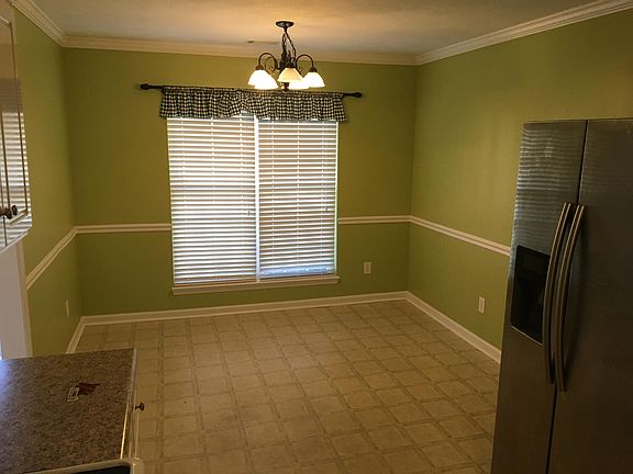 Open concept kitchen with eating area.