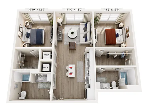 Floor plan B1.A
