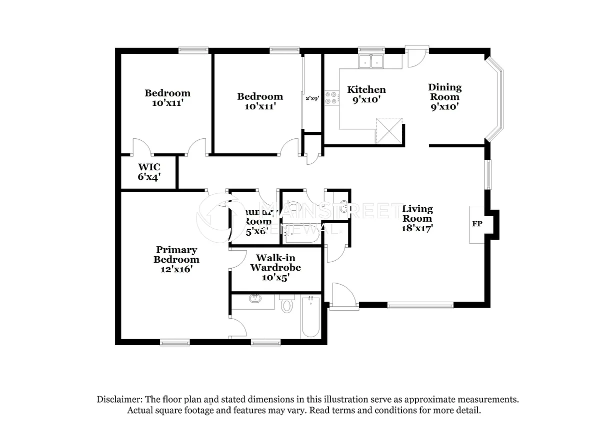 Floor Plan - 818 Riverbark Ln