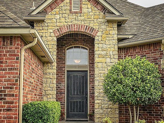 Brick and stone entry