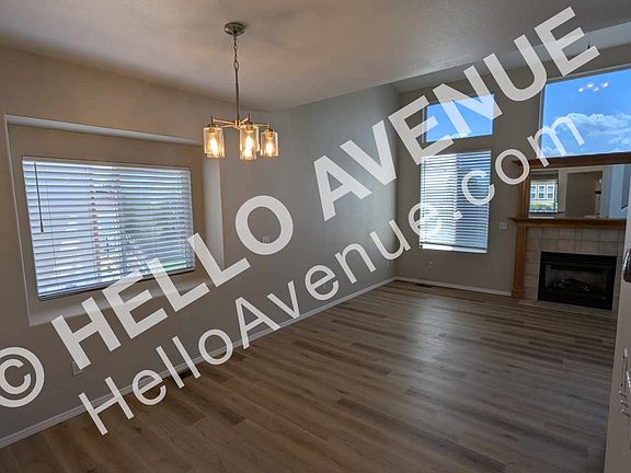 Dining room looking into the living room