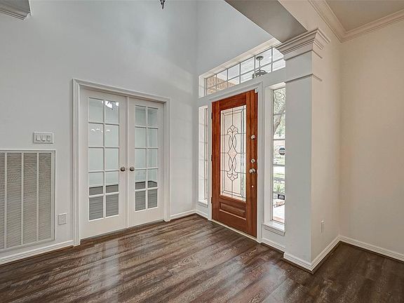 View from dining room towards private study