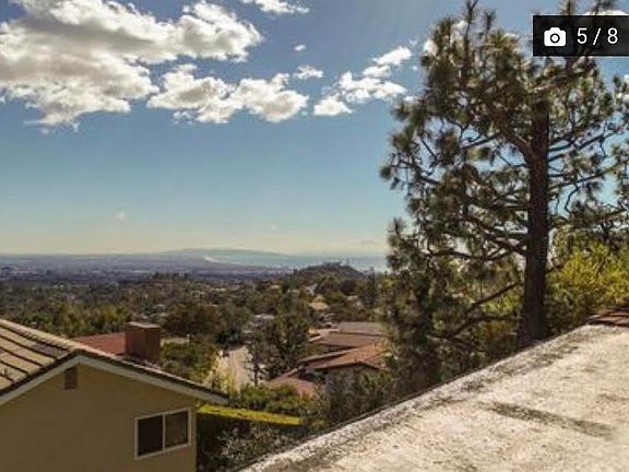 Views of Santa Monica Bay, Palos Verdes and Catalina Island.