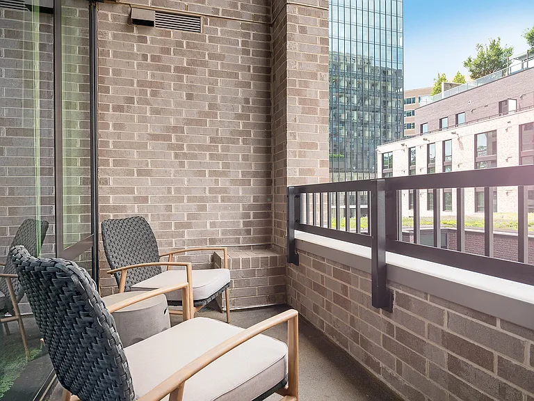 Private patios and balconies