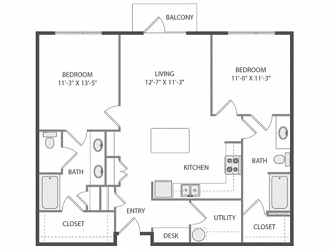 Floor plan Enfield