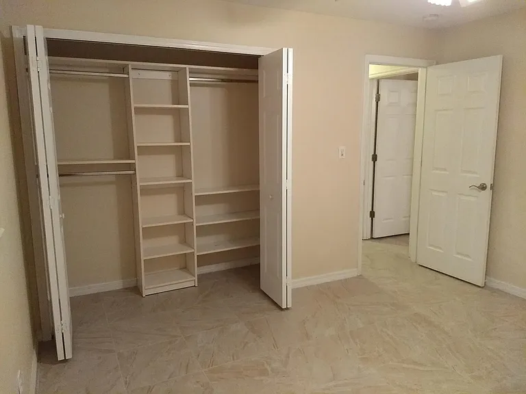 Built-in shelving