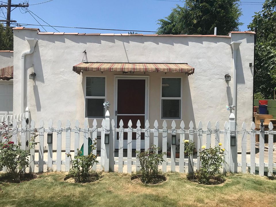 Front entrance and gate for privacy.