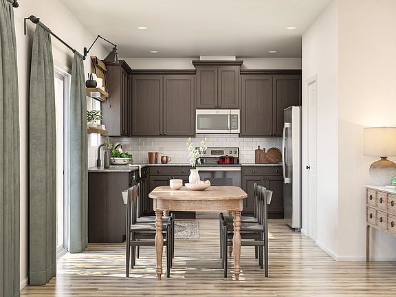 Dining area near kitchen
