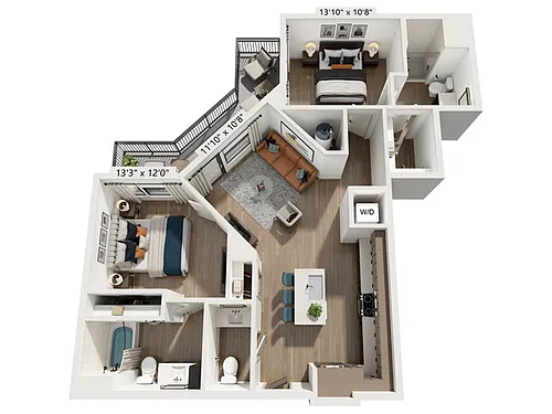 Floor plan B55