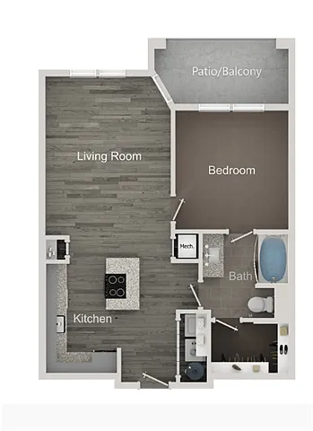 Floor plan 1C