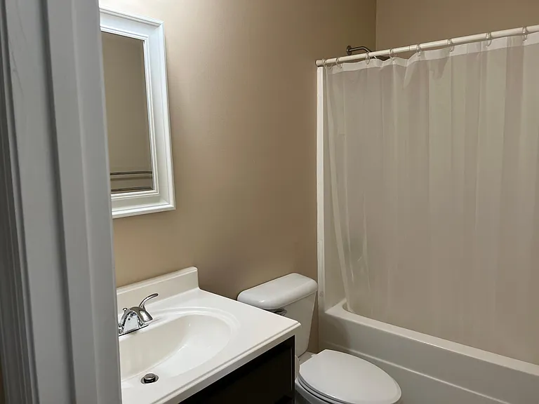 Common Bathroom with motion sensor light switch upon entry