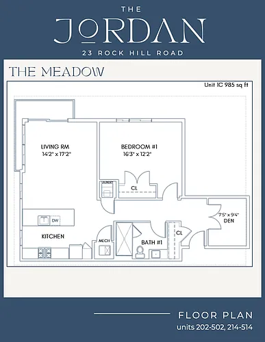 Floor plan The Meadow
