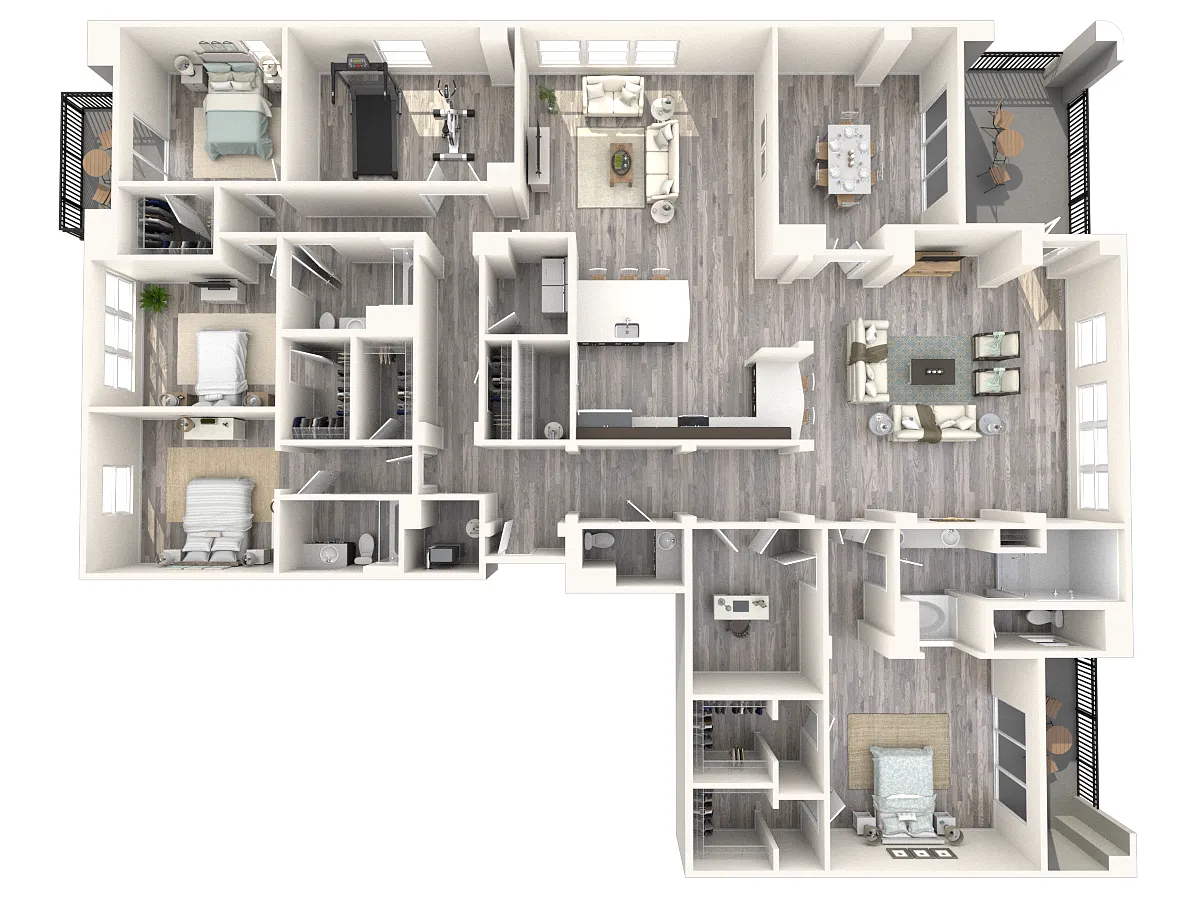 Floor plan Penthouse