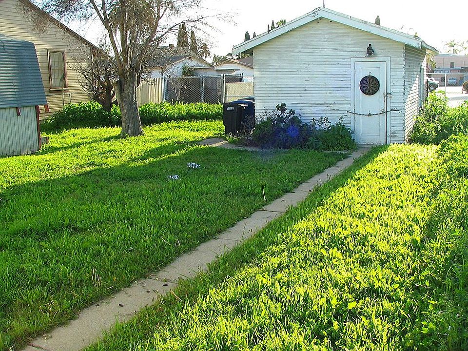 back yard/garage