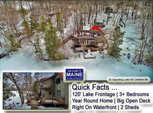 92 Spaulding Lake Rd, Oakfield, ME 04763