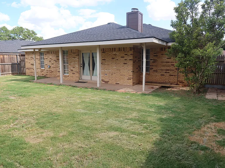 backyard and porch