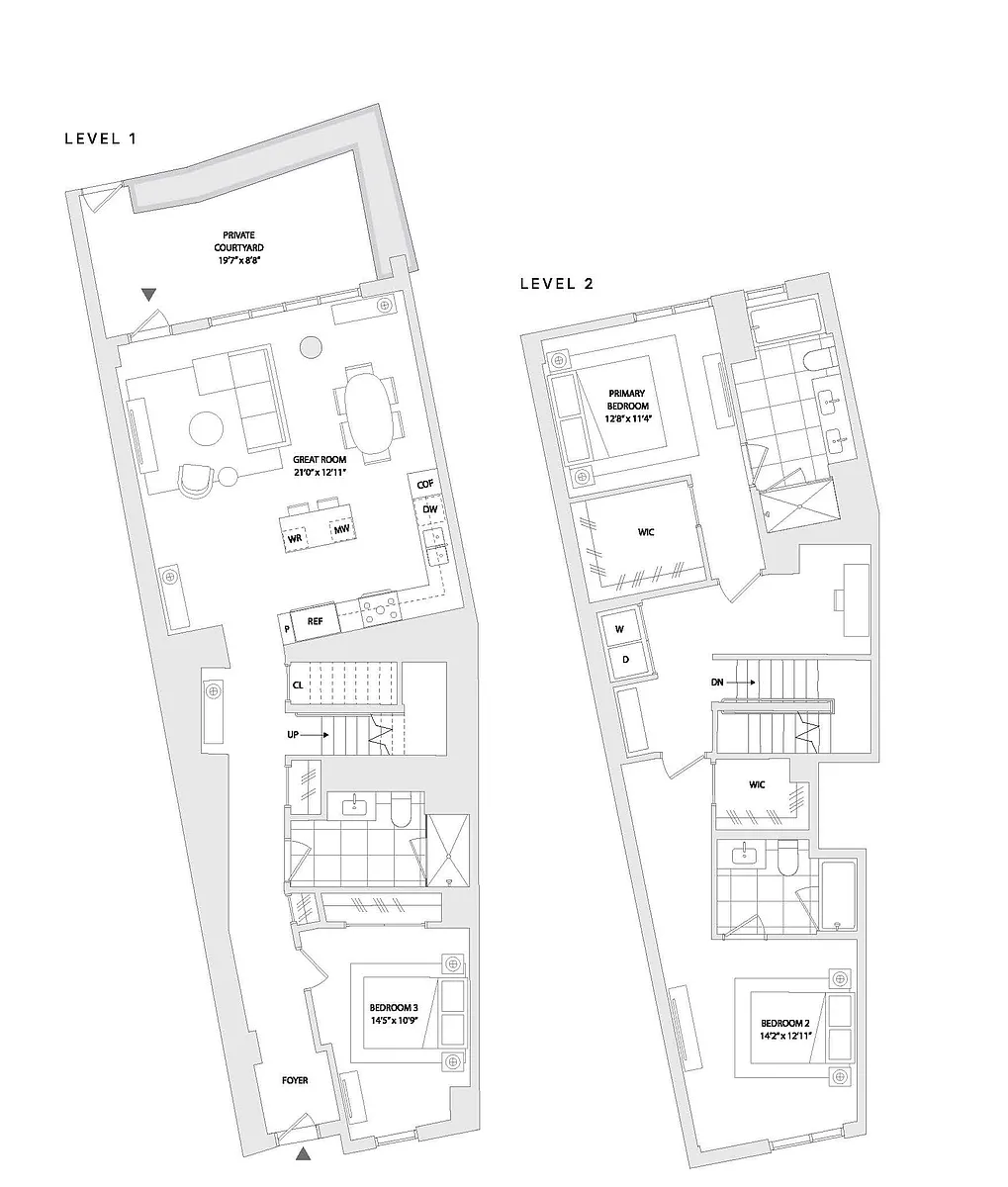 Floor plan 2DU A6