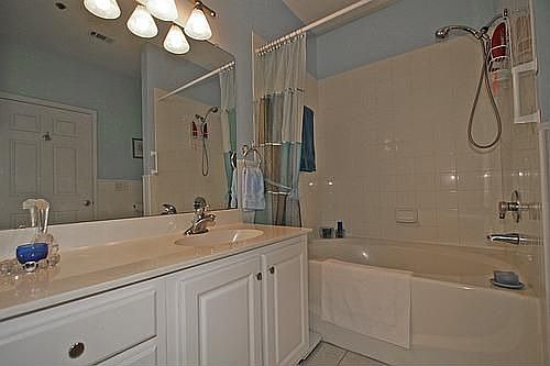 Master bath w/ garden tub