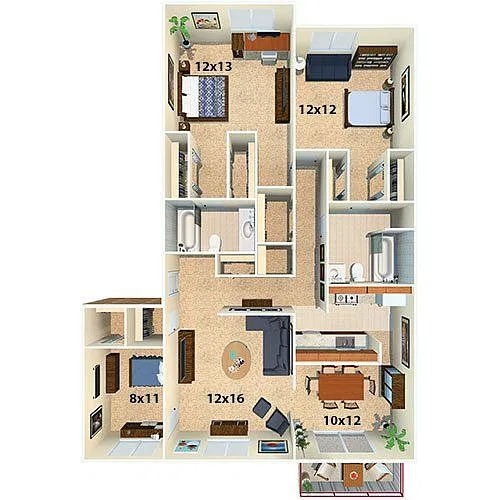 Floor plan Stonecastle